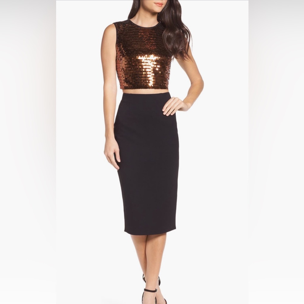 Disco Ball Two-Piece Dress; Size Medium